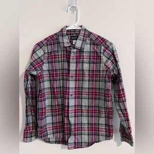 Children’s place boys plaid dress shirt